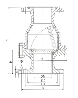 Lined Swing Check Flgd