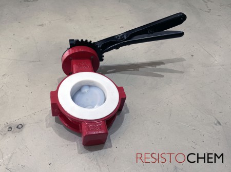 PFA Lined Butterfly Valve