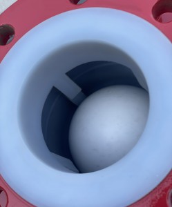 PFA Lined Ball Check Valve2
