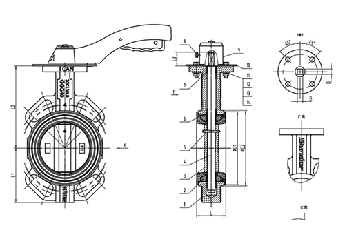 Butterfly Valve Diagram