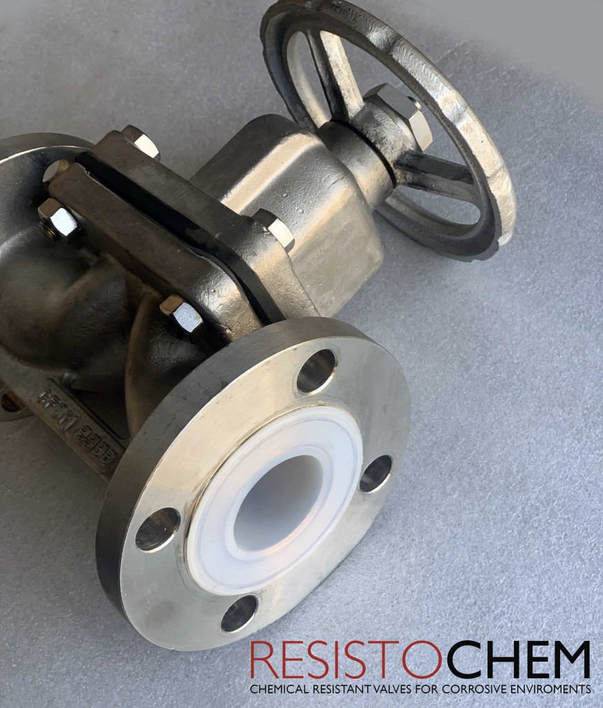 SS316 PFA Lined Diaphragm Valve